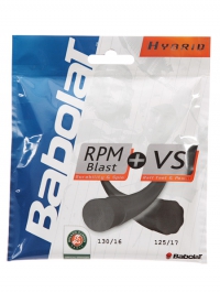   BABOLAT Hybrid RPM Blast + VS (RPM Blast 125/17 + VS 130/16: 28/62 lbs + 30/66 lbs)